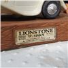 Image 3 : 1978 Lionstone Whiskey "1936 Jaguar"  1/10 Pint Sculpted Porcelain Decanter - Empty