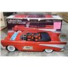 Image 7 : 1990 James Beam "1957 Red Chevy Bel Air Convertible" China Decanter with Box - Full