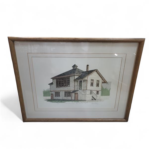 Diana Ponting "Lynn Valley School" Limited Edition Print - #4/350 - Framed Dimensions: 19" X 25"