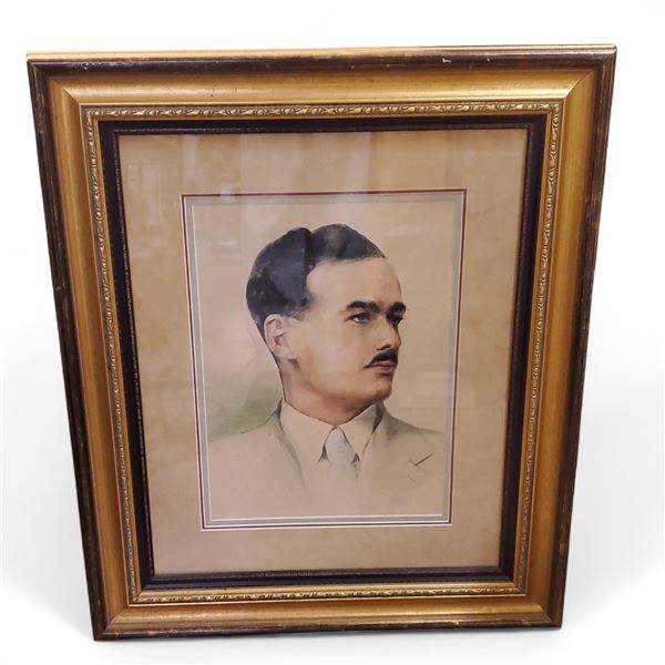 Beautiful Pastel Portrait in a Triple Matted Frame - Framed Dimensions: 21" x 25"