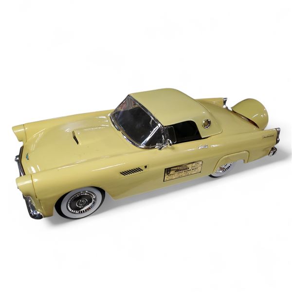 1986 Jim Beam "1956 Yellow Thunderbird" China Decanter with Box - Full