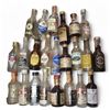 Image 1 : 20+ Vintage Glass Mini Liquor Bottles - Majority are empty