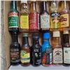 Image 2 : 20+ Vintage Plastic Liquor Mini Bottles - Majority have some contents
