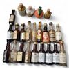 Image 1 : 20+ Rare Vintage Glass Mini Liquor Bottles -Empty