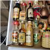Image 2 : 20+ Vintage Glass Mini Liquor Bottles - Some evaporation