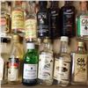 Image 3 : 20+ Vintage Glass Mini Liquor Bottles - Majority are sealed - some evaporation