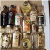 Image 4 : 20+ Vintage Glass Mini Liquor Bottles - Majority are sealed - some evaporation