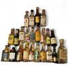 Image 1 : 20+ Vintage Glass Mini Liquor Bottles - Majority are sealed - some evaporation