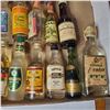 Image 3 : 20+ Vintage Glass Mini Liquor Bottles - Majority are sealed - some evaporation