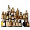 Image 1 : 20+ Vintage Glass Mini Liquor Bottles - Majority are sealed - some evaporation
