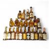 Image 1 : 20+ Vintage Glass Mini Liquor Bottles - Majority are sealed - some evaporation