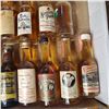 Image 4 : 20+ Vintage Glass Mini Liquor Bottles - Majority are sealed - some evaporation