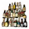 Image 1 : 20+ Vintage Glass Mini Liquor Bottles - Empty
