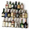 Image 1 : 20+ Vintage Glass Mini Liquor Bottles - Empty