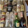Image 3 : 20+ Vintage Glass Mini Liquor Bottles - Empty
