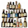 Image 1 : 20+ Vintage Glass Mini Liquor Bottles - Majority are empty