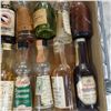 Image 4 : 20+ Vintage Glass Mini Liquor Bottles - Majority are sealed - some evaporation