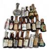 Image 1 : 20+ Vintage Glass Mini Liquor Bottles - Majority are sealed - some evaporation