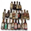 Image 1 : 20+ Vintage Glass Mini Liquor Bottles - Majority are sealed - some evaporation