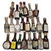 Image 1 : 20+ Vintage Glass Mini Liquor Bottles - Some are sealed