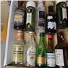 Image 2 : 20+ Vintage Glass Mini Liquor Bottles - Empty