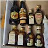 Image 2 : 20+ Vintage Glass Mini Liquor Bottles - Majority have some contents