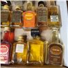 Image 4 : 20+ Vintage Glass Mini Liquor Bottles - Majority are sealed