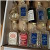 Image 2 : 20+ Vintage Glass Mini Liquor Bottles - Empty
