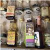 Image 3 : 20+ Vintage Glass Mini Liquor Bottles - Empty