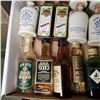 Image 2 : 20+ Vintage Glass Mini Liquor Bottles - Majority have some contents