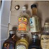 Image 5 : 20+ Vintage Glass Mini Liquor Bottles - Majority are sealed
