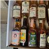 Image 2 : 20+ Vintage Glass Mini Liquor Bottles - Majority are sealed - some evaporation