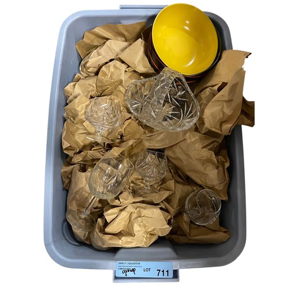 30+ Assorted Glassware - Mostly Wine Glasses, Mixed Styles