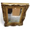 Image 1 : Rococo-Style Gold Framed Wall Mirror, 32.5" x 26.5"