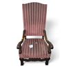 Image 1 : Vintage French Style Plush Wooden Armchair