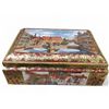 Image 1 : Large Vintage 1988 E. Otto Schmidt Tin Box (Nuremberg Scene), 8500 Nuremberg - 11" x 16" - Made in W