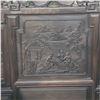 Image 2 : Chinese Hardwood “Landscape & Scholar” Armchair - Approx. H42" x W38.5" x D25.5"