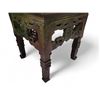 Image 2 : Chinese Carved Hardwood Side Table - Approx. H19" x 16.5" x 16.5"