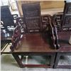 Image 4 : 3 Chinese Hardwood Armchair - Approx. H39" x W24" x D19" Each