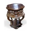 Image 1 : Chinese Hardwood Octagonal Side Table - Approx. H29" x W20" x D20"