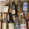 Image 4 : 21 Vintage Glass Mini Liquor Bottles - Majority are sealed - some evaporation