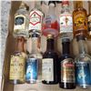 Image 2 : 21 Vintage Glass Mini Liquor Bottles - Majority are sealed - some evaporation