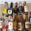 Image 4 : 21 Vintage Glass Mini Liquor Bottles - Majority are sealed - some evaporation