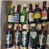 Image 3 : 21 Vintage Glass Mini Liquor Bottles - Empty