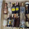 Image 3 : 21 Vintage Glass & Plastic Mini Liquor Bottles - Majority are empty