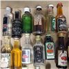 Image 4 : 22 Vintage Glass Mini Liquor Bottles - Majority are sealed - some evaporation