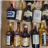 Image 2 : 22 Vintage Glass Mini Liquor Bottles - Majority are sealed - some evaporation