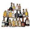 Image 1 : 20 Vintage Glass Mini Liquor Bottles - Majority are sealed - some evaporation