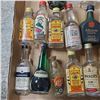 Image 2 : 20 Vintage Glass Mini Liquor Bottles - Majority are sealed - some evaporation
