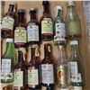 Image 4 : 27 Vintage Glass Mini Liquor Bottles - Empty